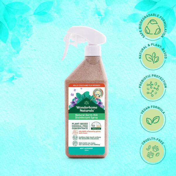 Natural Germ-Kill Disinfectant Spray 300ML Lavender Mint (F)-2