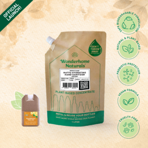 Refill Pouch Natto Hydrating Hand Sanitizer