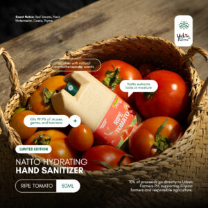 Natto Hydrating Hand Sanitizer 50ML  Ripe Tomato